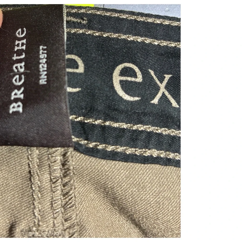 Prana Zion Mens Hiking Pants Brown Stretch Cargo Straight Leg 32x30 Gorp Core